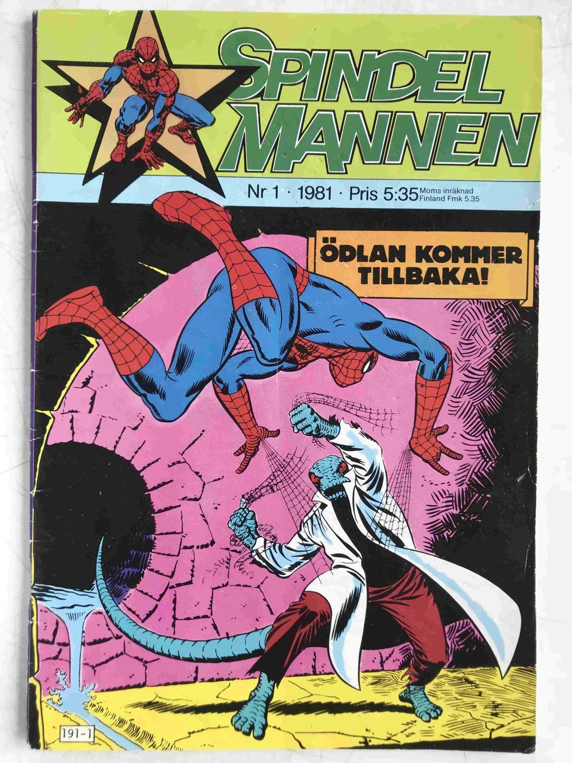 Spindelmannen - 1981:1 VG