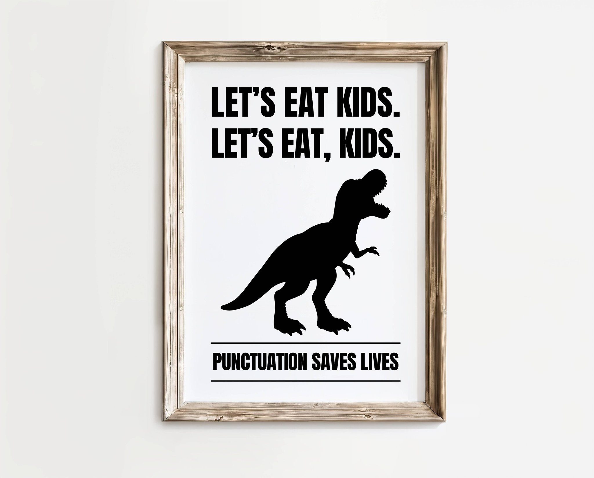 Let's Eat Kids – Humörposter | A4 | Rolig present | SkattkammarenSE