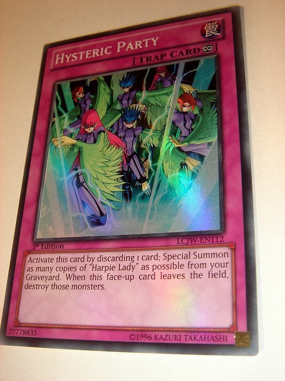 SUPER RARE YU-GI-OH HARPIES/' HUNTING GROUND LCJW-EN102-1st EDITION