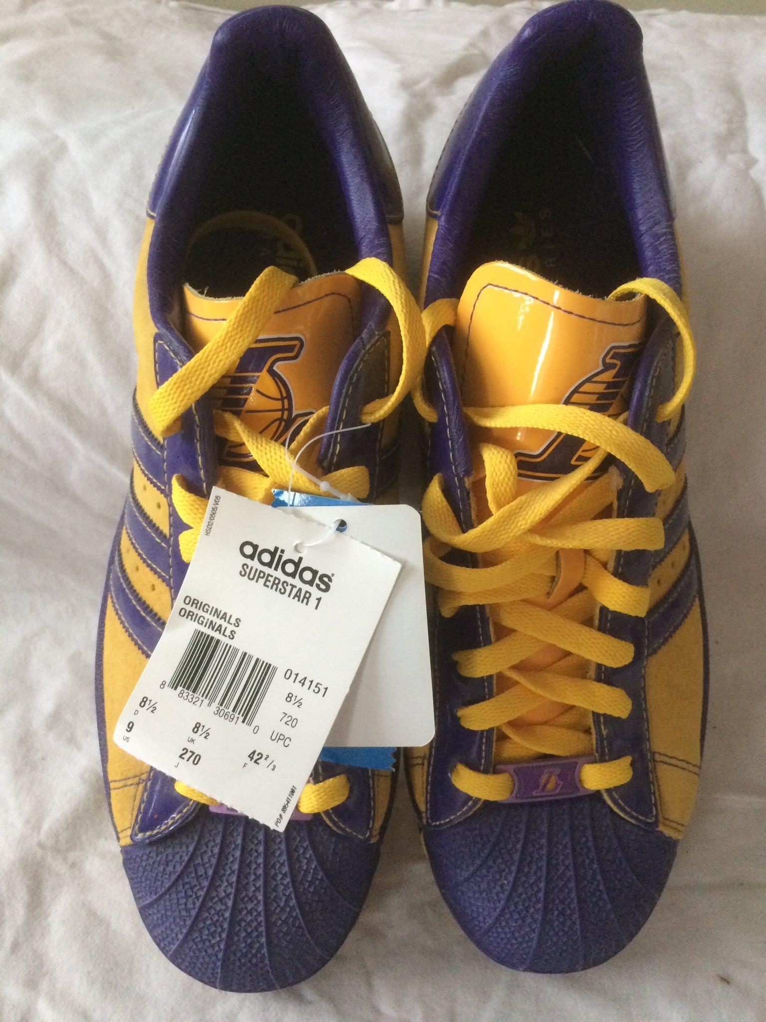 adidas superstar lakers