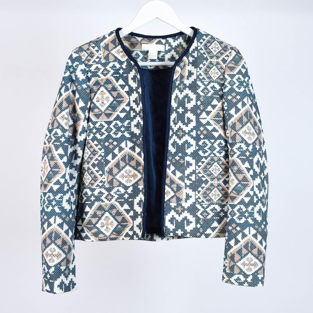 Mönstrad kofta från H&M, strl 38 Mönstrad kofta från H&M, strl 38