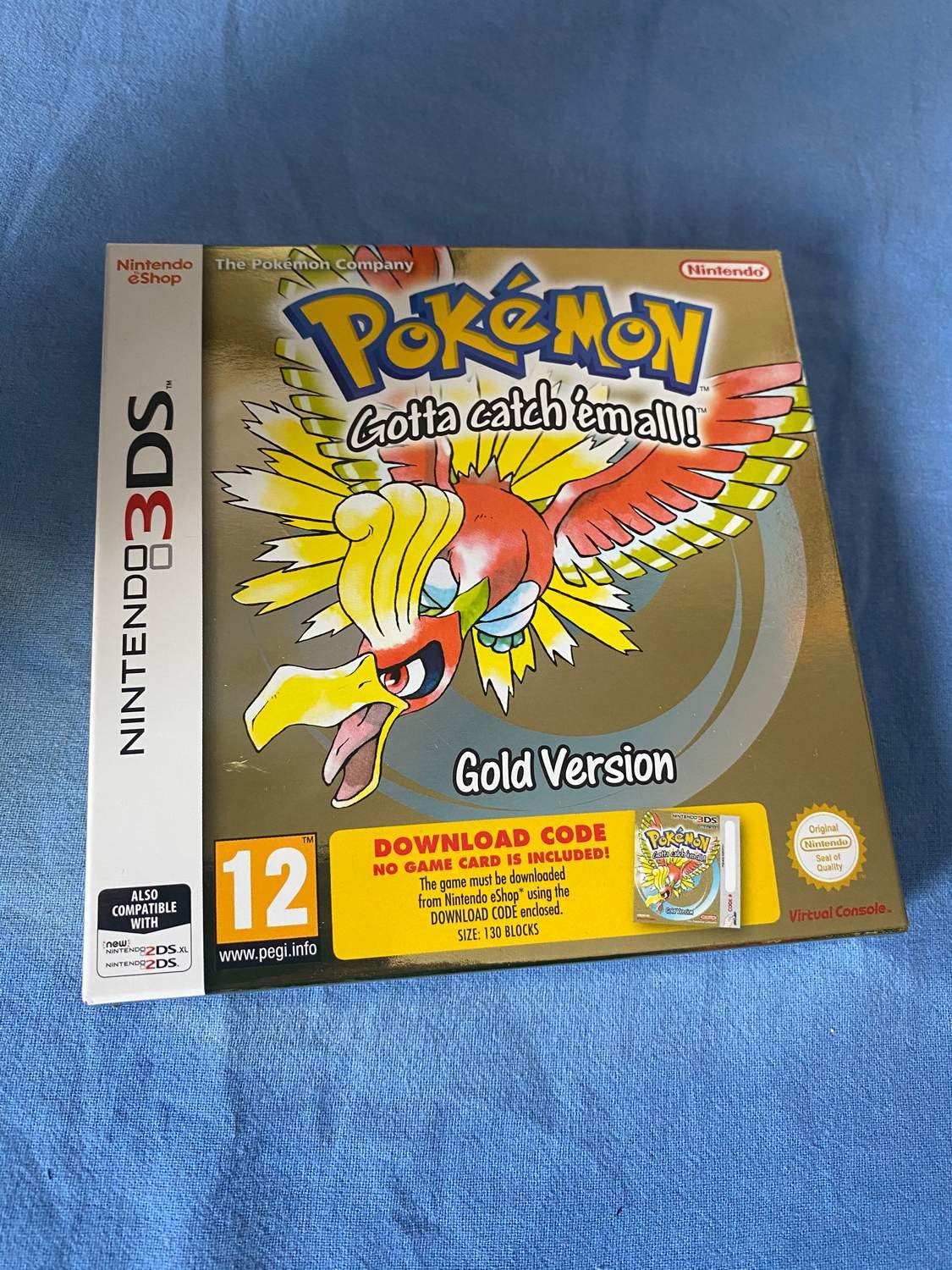 Pokemon GOLD VERSION NINTENDO 3D.. (406623191) ᐈ MajkelSpelbutik på Tradera