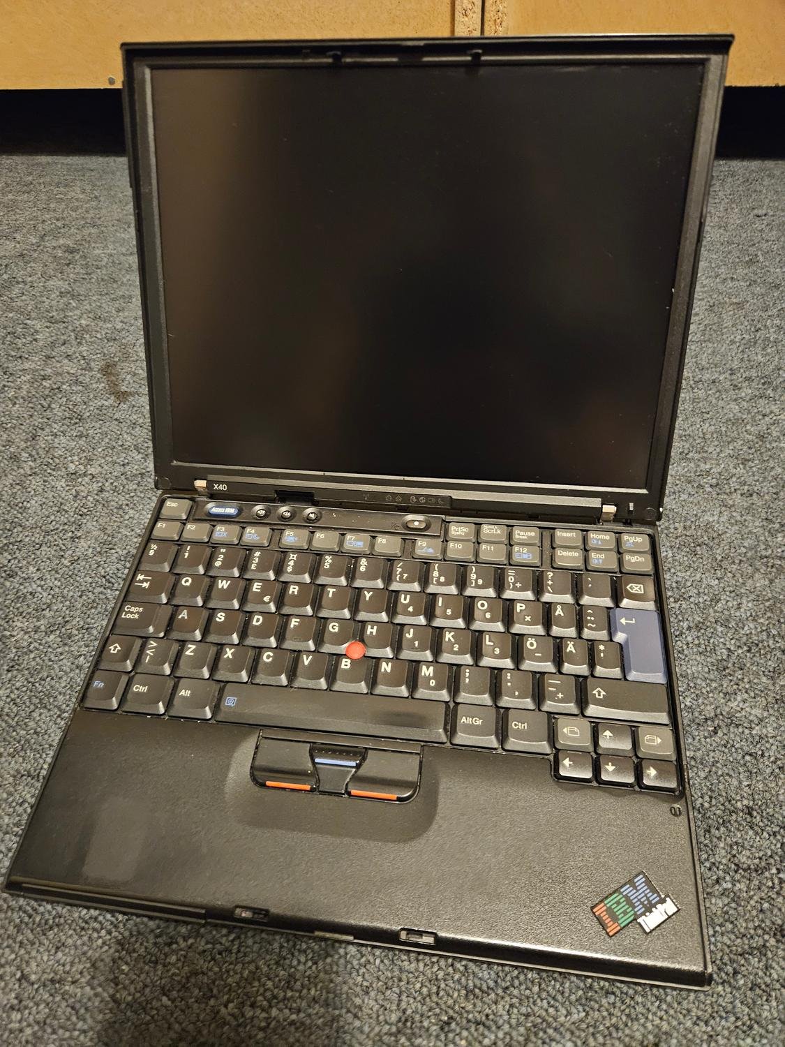 IBM ThinkPad X40 Windows XP 日本語キーボード IBM ThinkPad X40 Windows XP 日本語キーボード