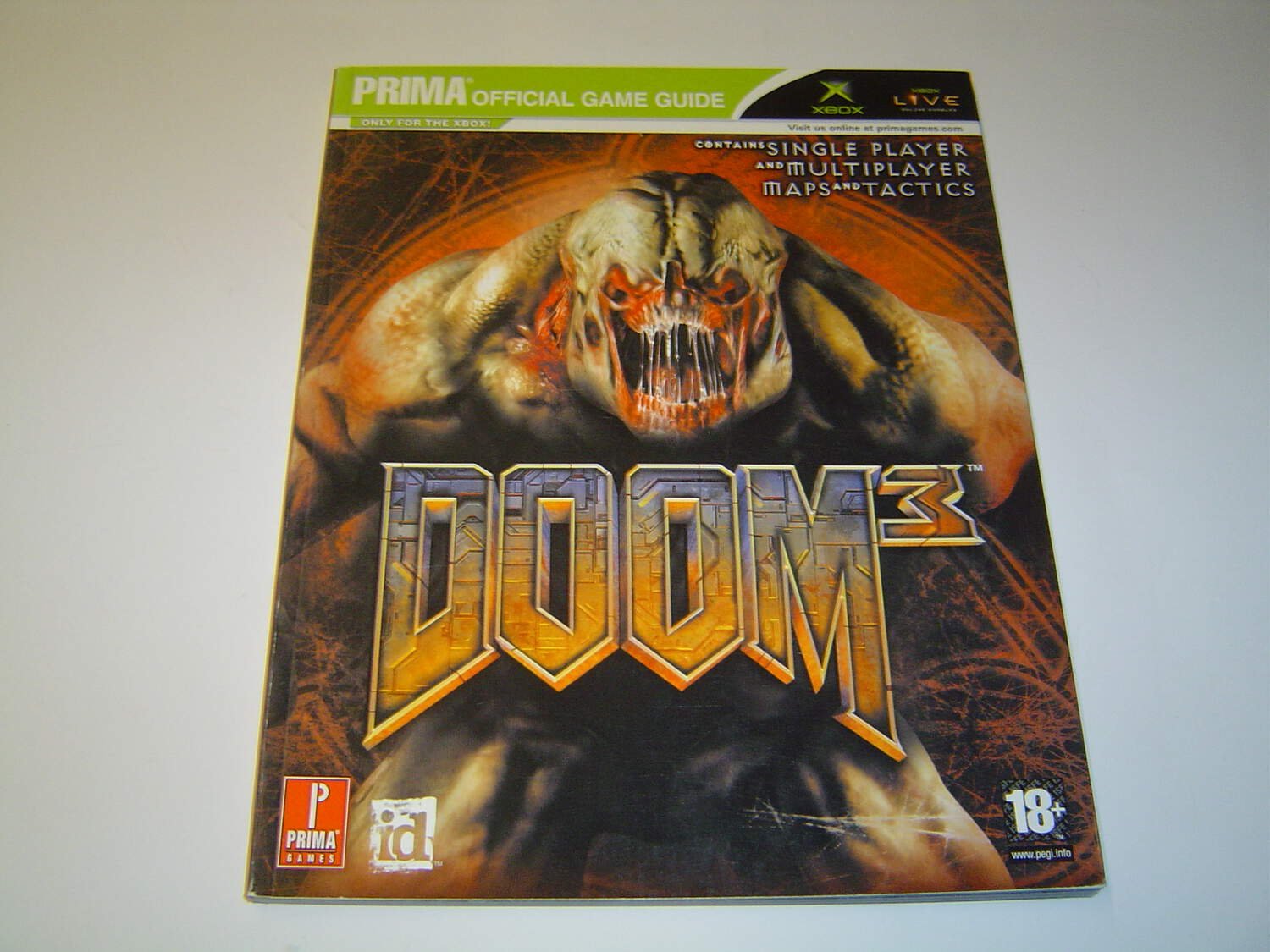 Doom 3 Microsoft Xbox Spelguide Guide Bok *NYTT*