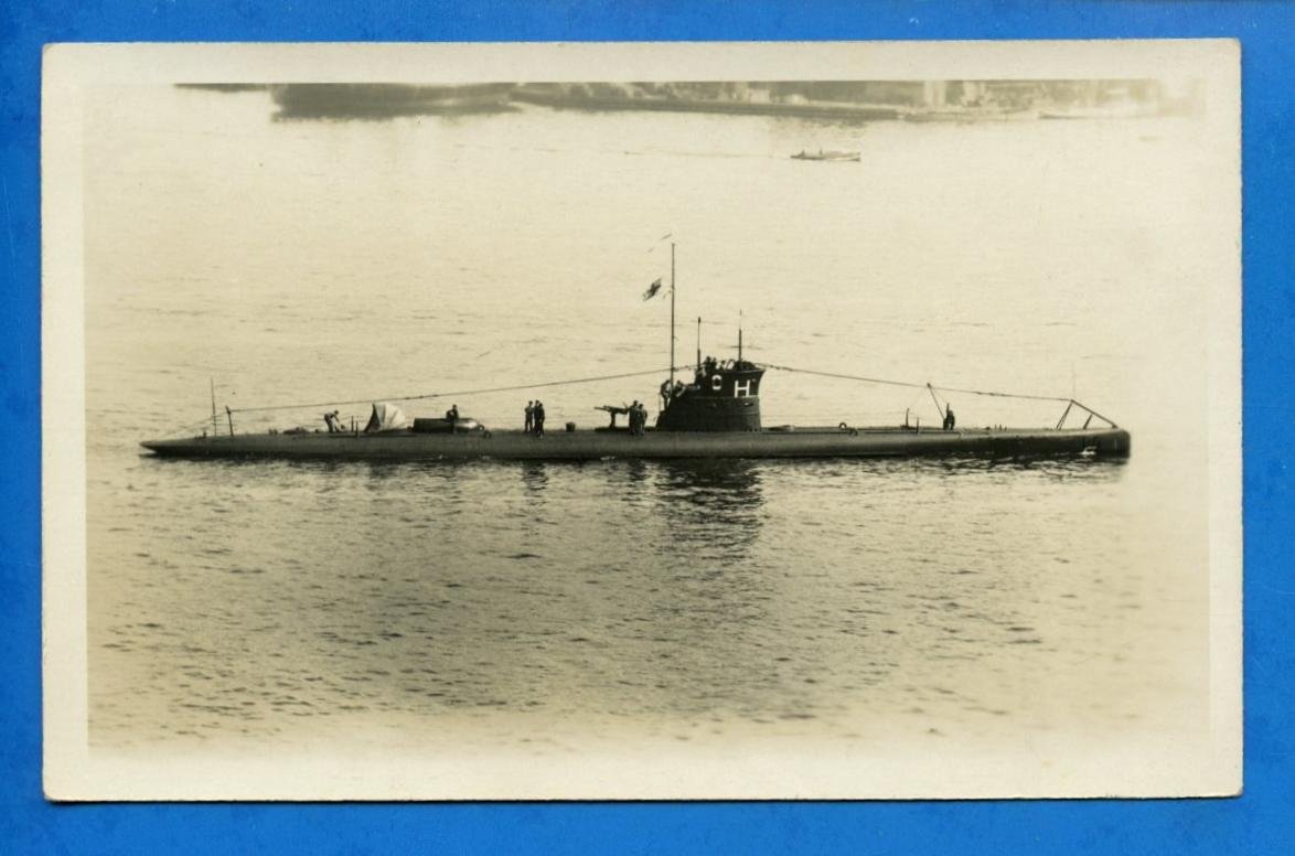 HMS Hajen (Äkta fotovykort!.. Köp från Nostalgia2011 på Tradera