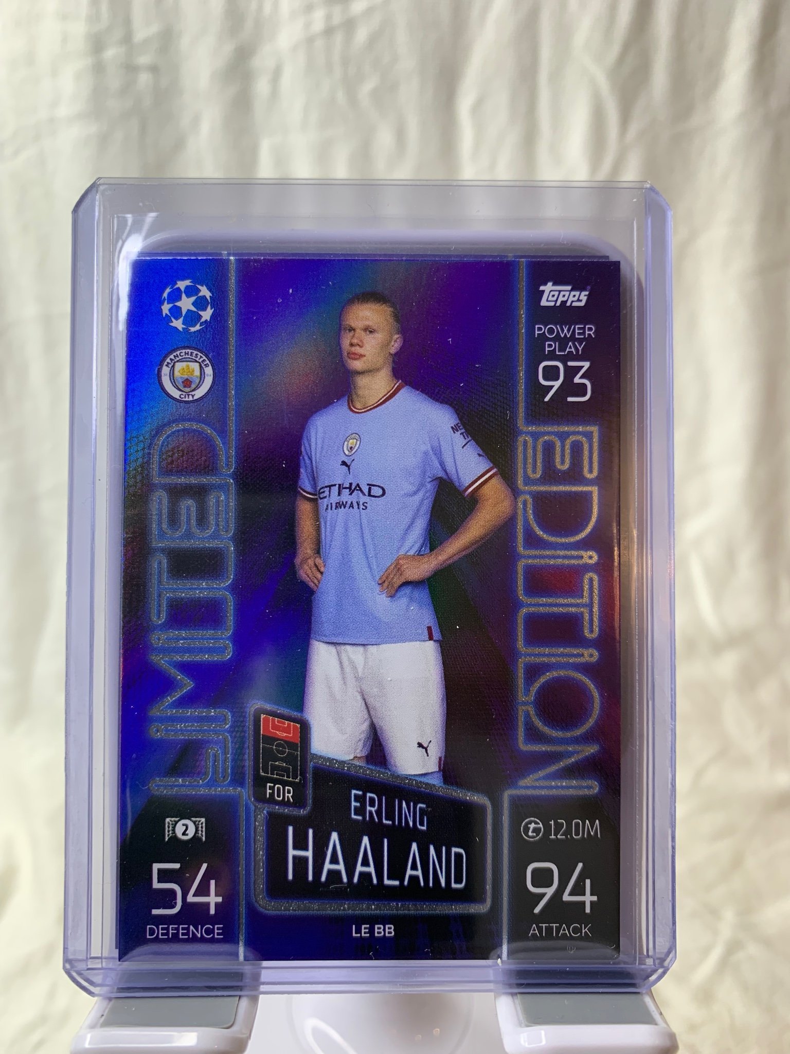 Topps Match Attax 2022/23 Erling Haaland Blue Burst Limited Edition LE BB
