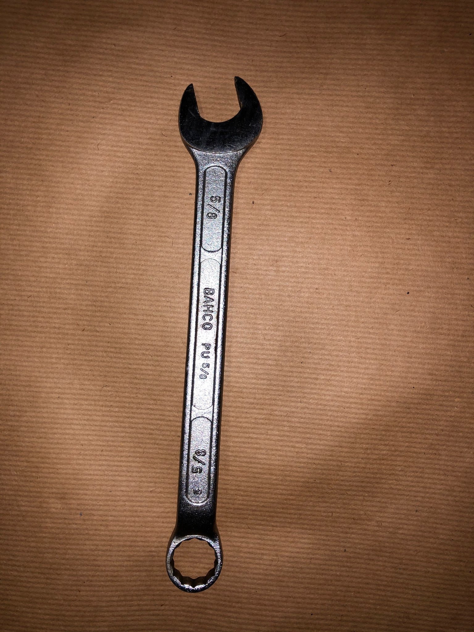 Bahco blocknyckel 5/8, u ringnyckel