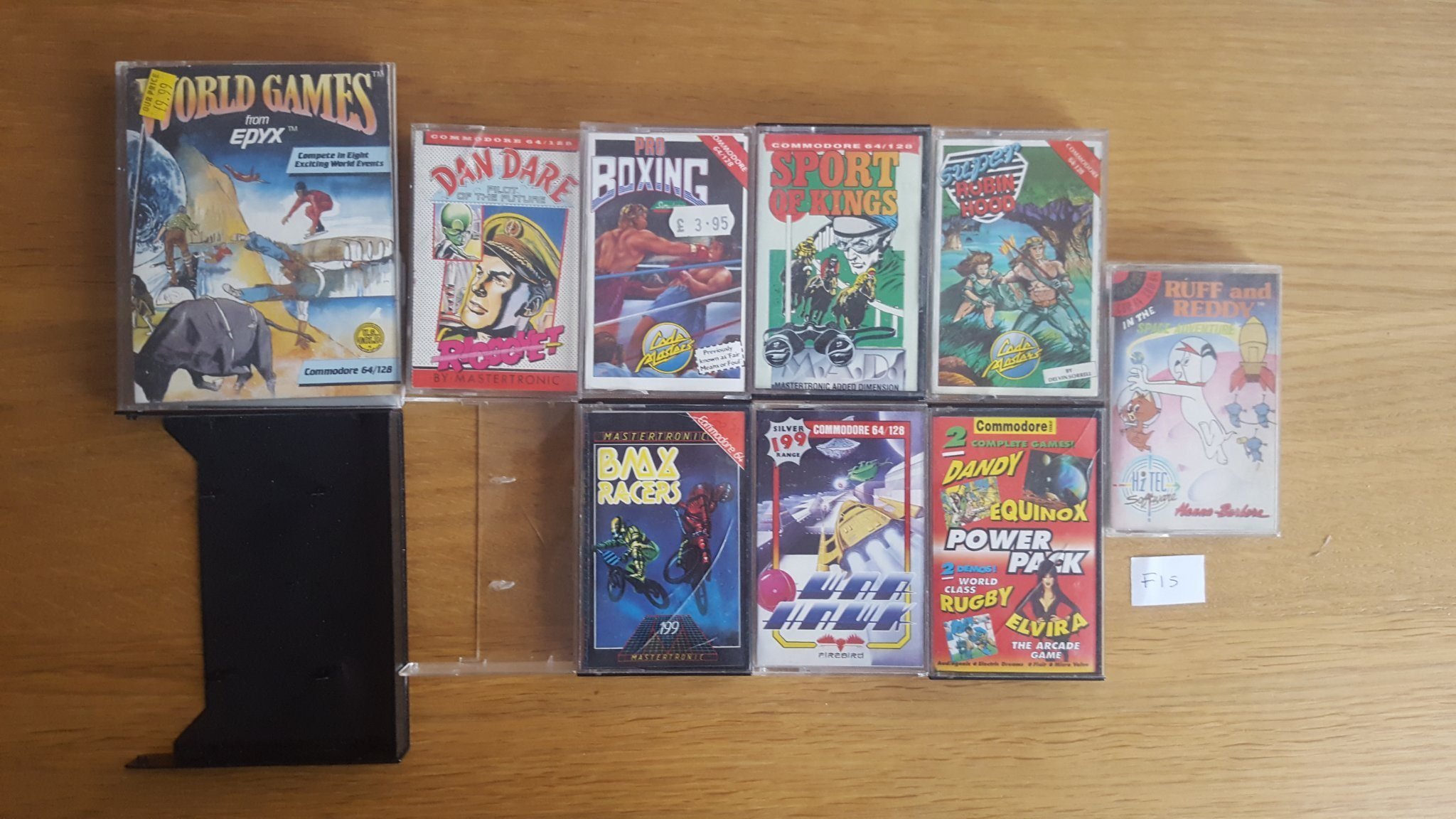 9 spel till Commodore 64 / C64 (F15)