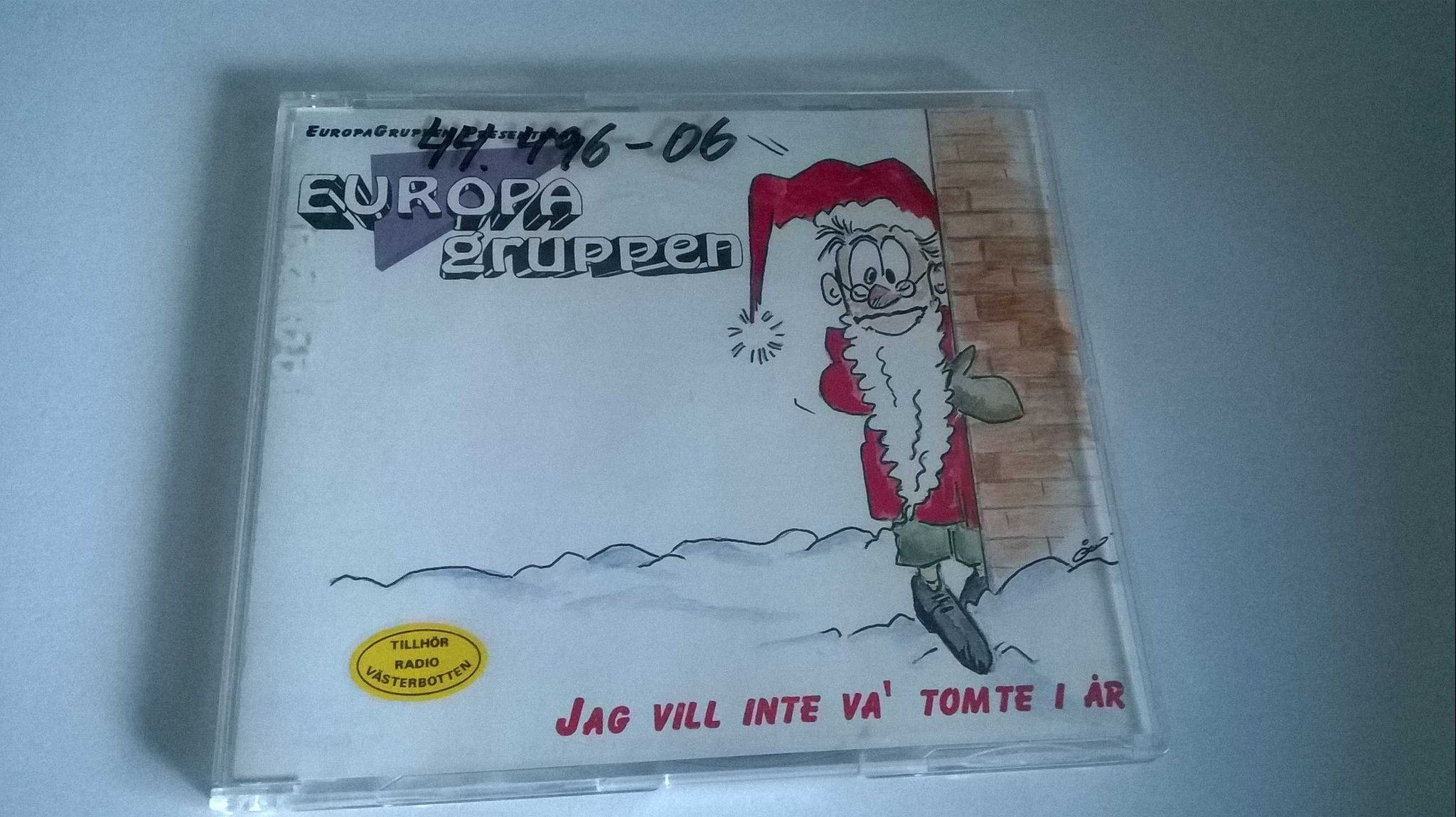 Europa gruppen - Jag vill inte va' tomte i år, CD