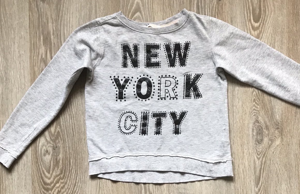 LÅNGÄRMAD GRÅ TOPP 146 152 H&M LÅNGÄRMAD GRÅ TOPP 146 152 H&M