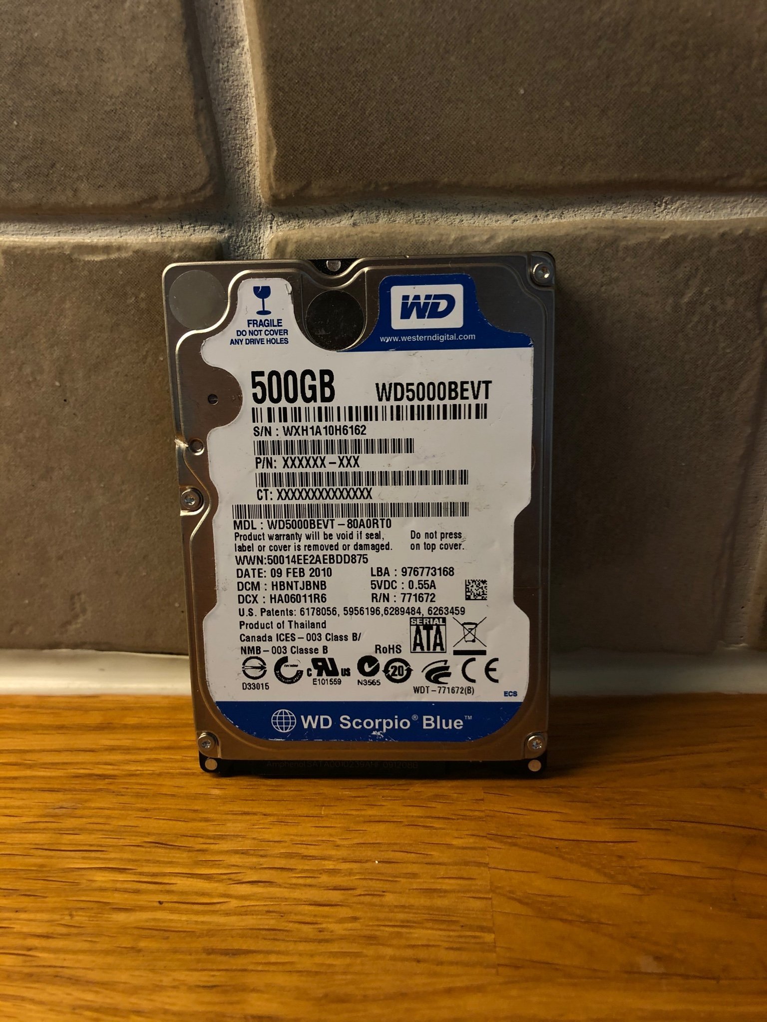 WesternDigital Blue 500Gb 2,5" (408146129) ᐈ Köp på Tradera