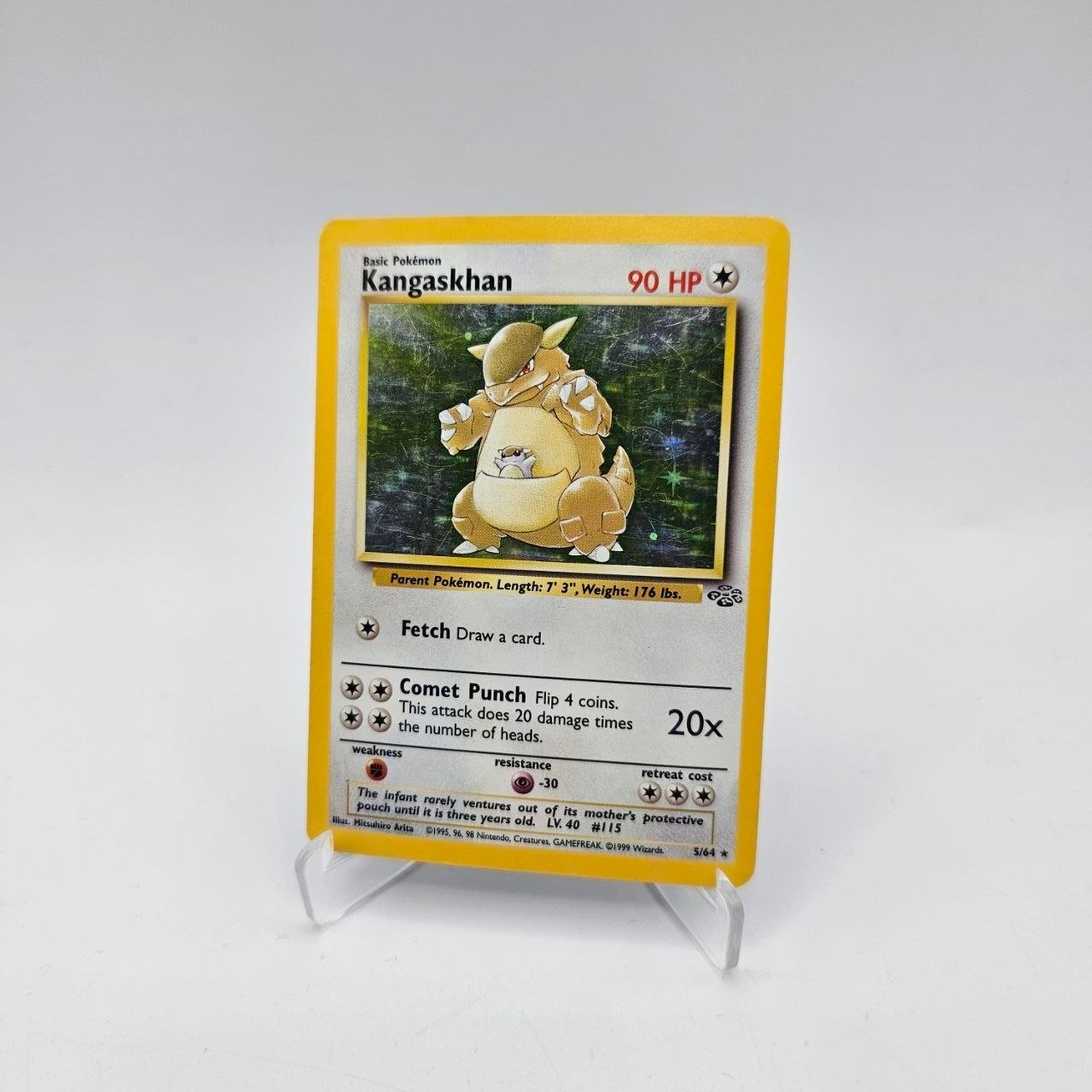 Kangaskhan Holo Rare 5/64 Jungle, Pokmon TCG 1.. | Kp p Tradera  (725867621)