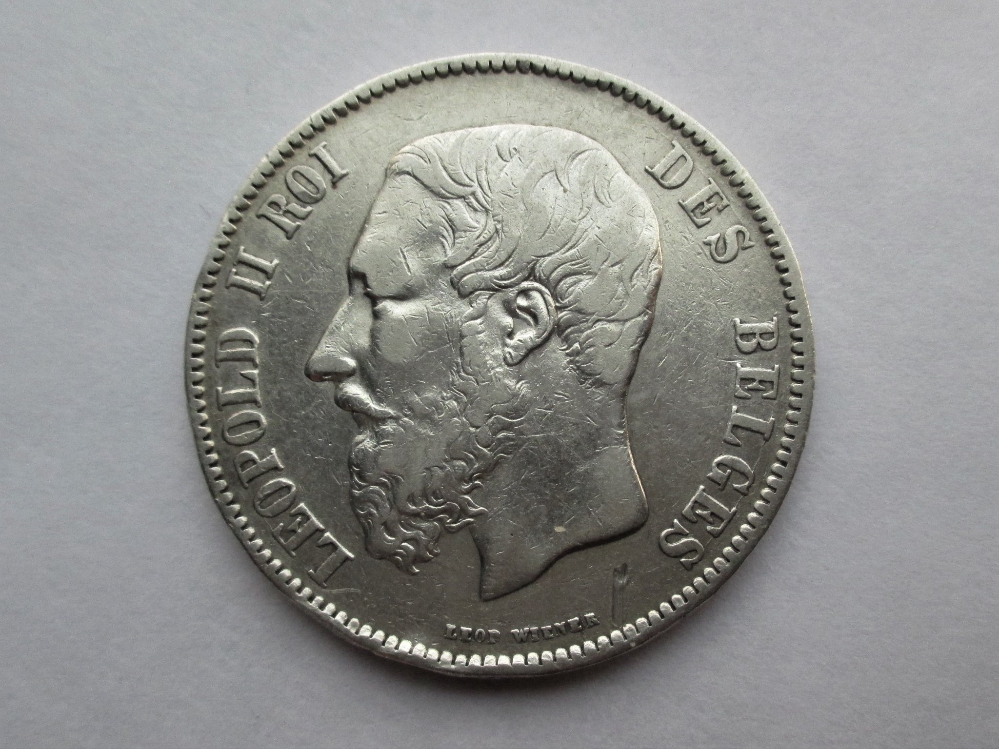 Belgique 5 francs 1870 (416108718) ᐈ Köp på Tradera