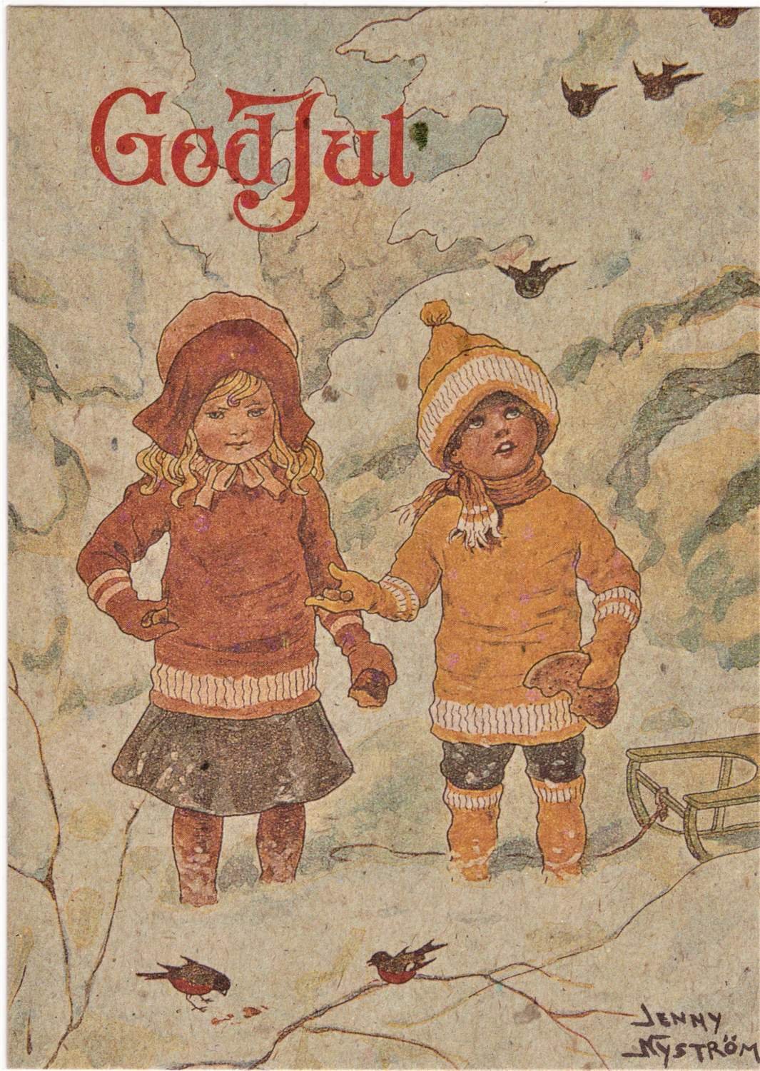 JUL KORT / JENNY NYSTRÖM (372546098) ᐈ Köp på Tradera