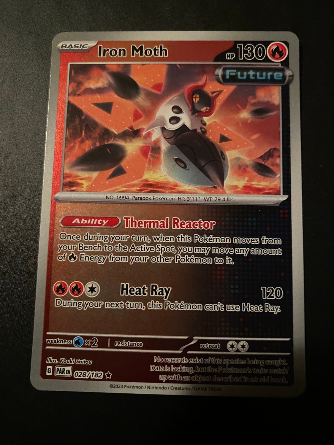Iron Moth 028/182 rev holo | Kp p Tradera (614617989) Iron Moth 028/182 rev holo | Kp p Tradera (614617989)