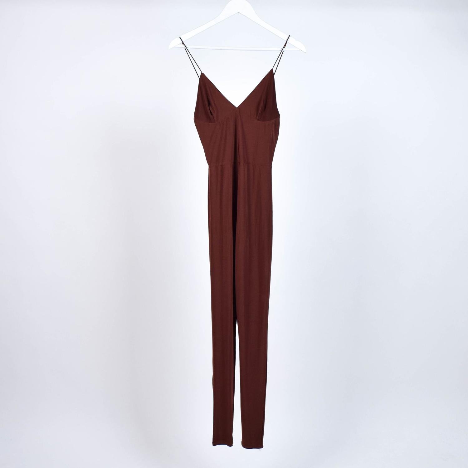 Rebecca stella brun jumpsuit strl XS