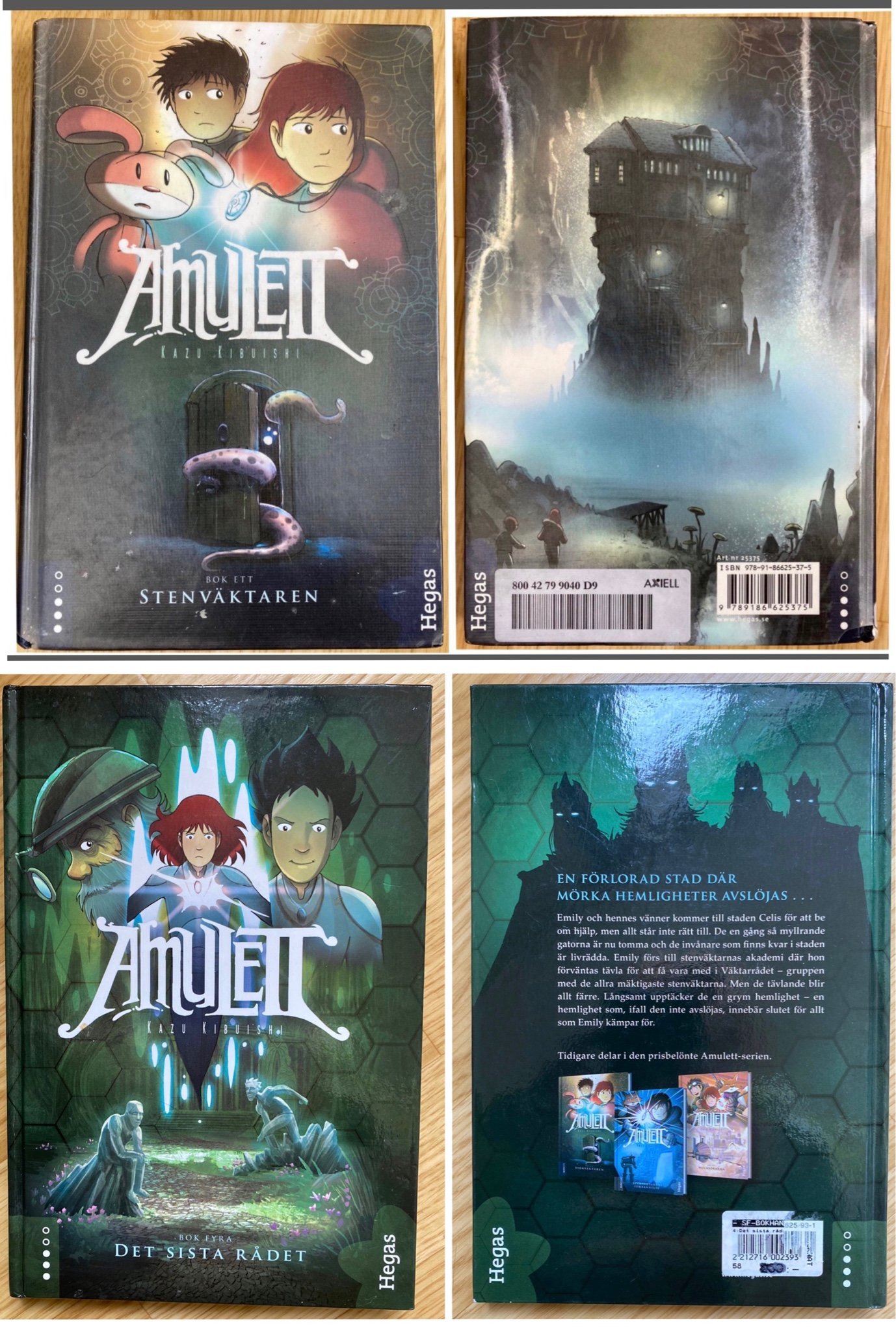 Amulett (bok 1 och 4) Stenväktaren och Det sist.. (419394168) ᐈ Köp på ...