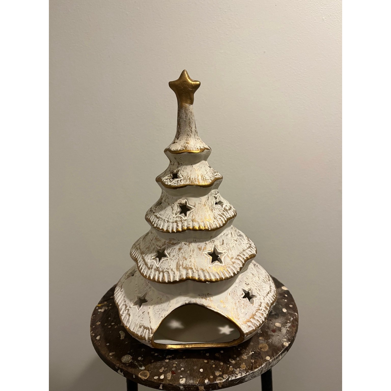 Ljuslykta för värmeljus Ljushållare advent jul .. Köp på Tradera