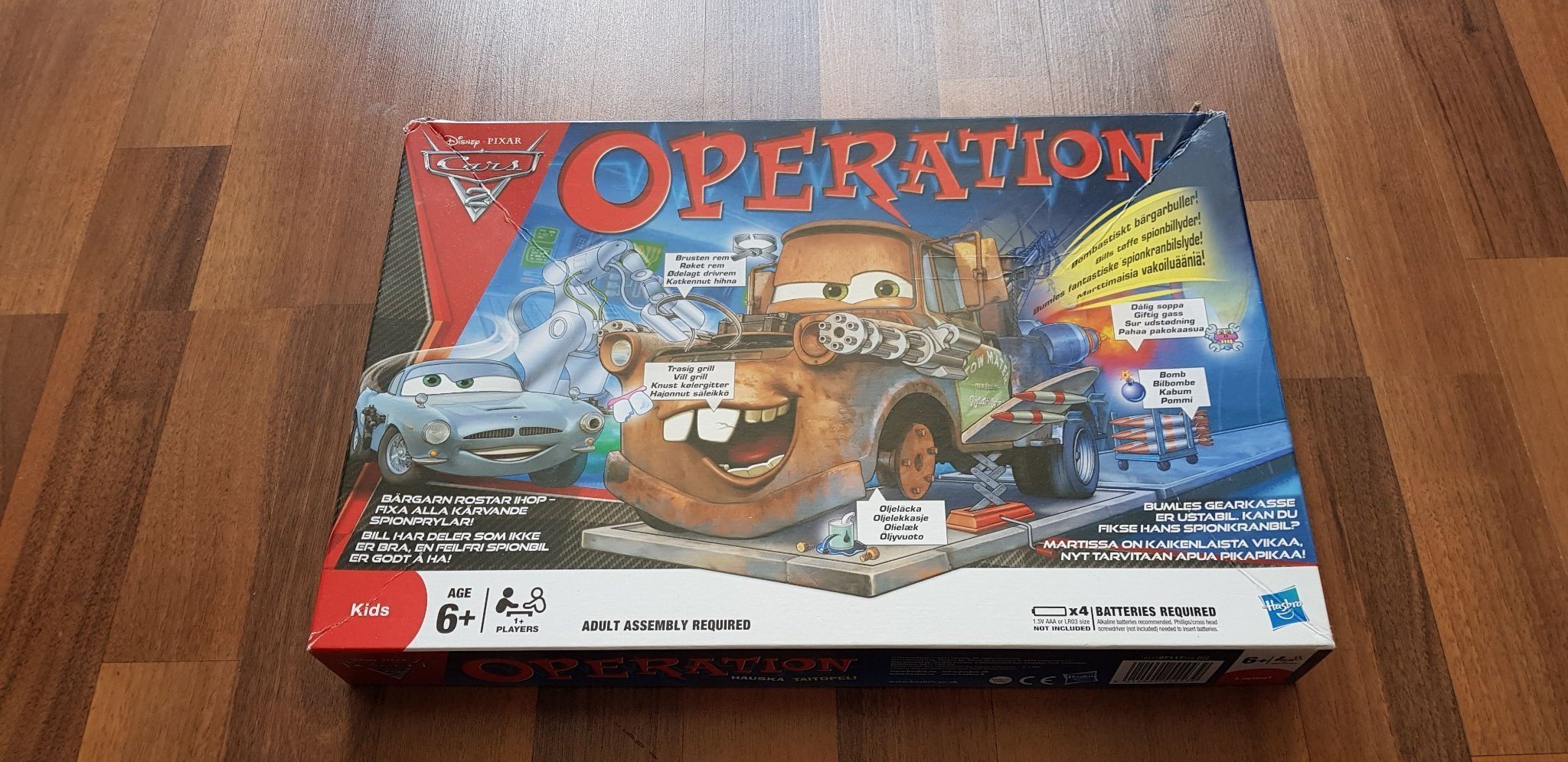 Komplett Disney Pixar Cars Operation Bildspel Köp på Tradera (545958341)