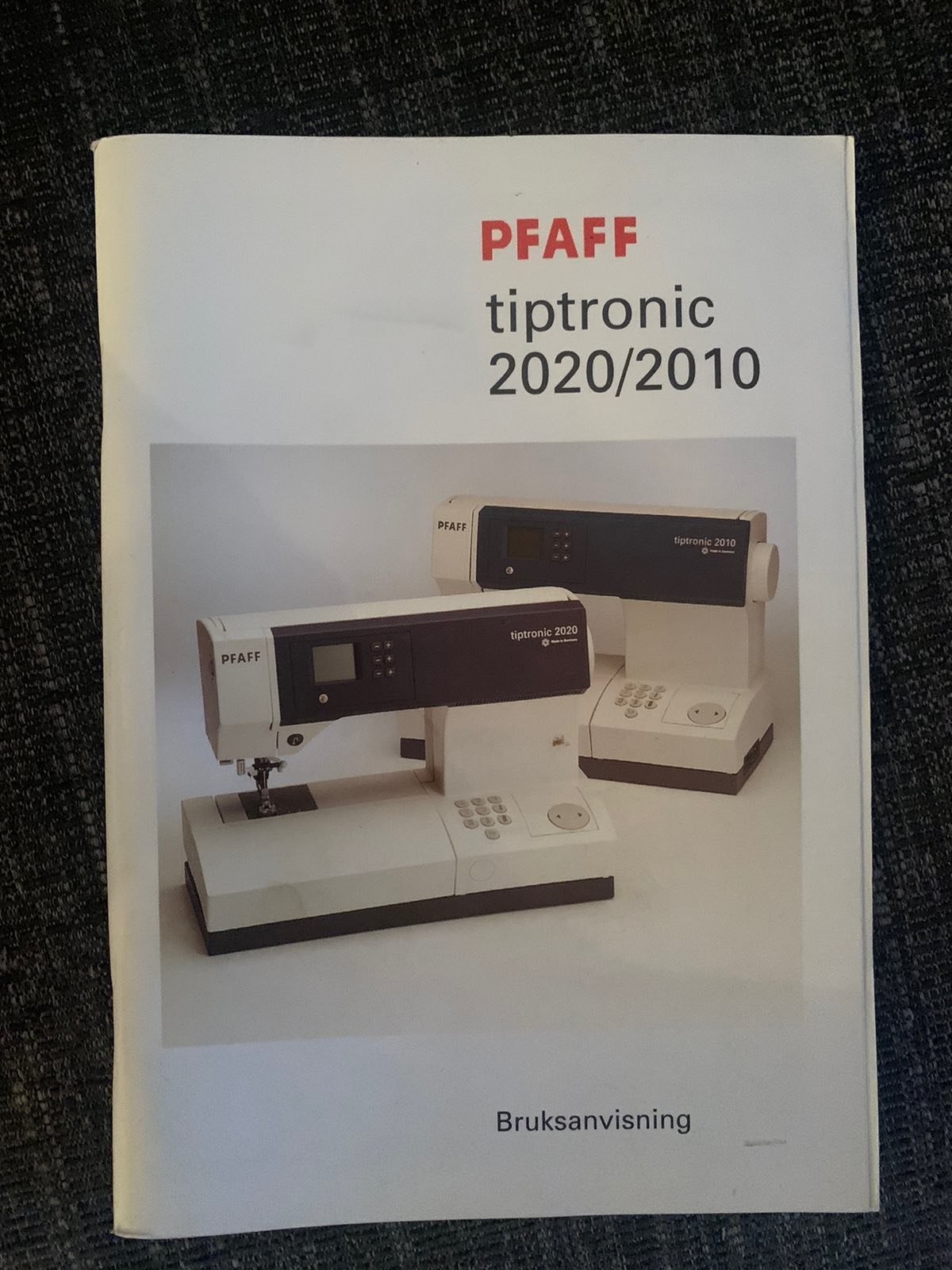 Symaskin Pfaff manual svenska 2020 / 2010 tiptr.. (402910259) ᐈ Köp på
