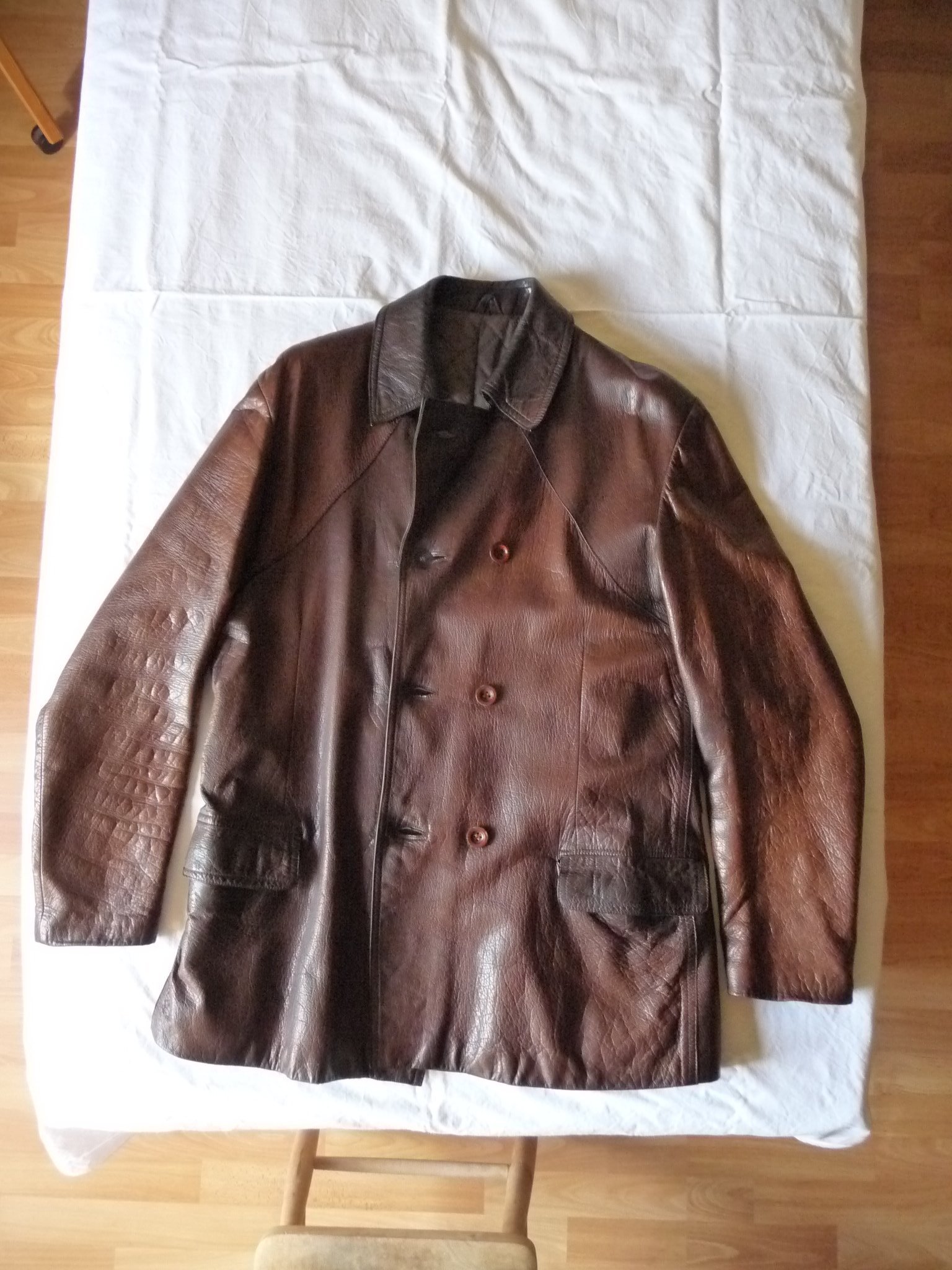 Vintage skinjacka stl 52 med nytt foder. (421350418) ᐈ Köp Vintage skinjacka stl 52 med nytt foder. (421350418) ᐈ Köp