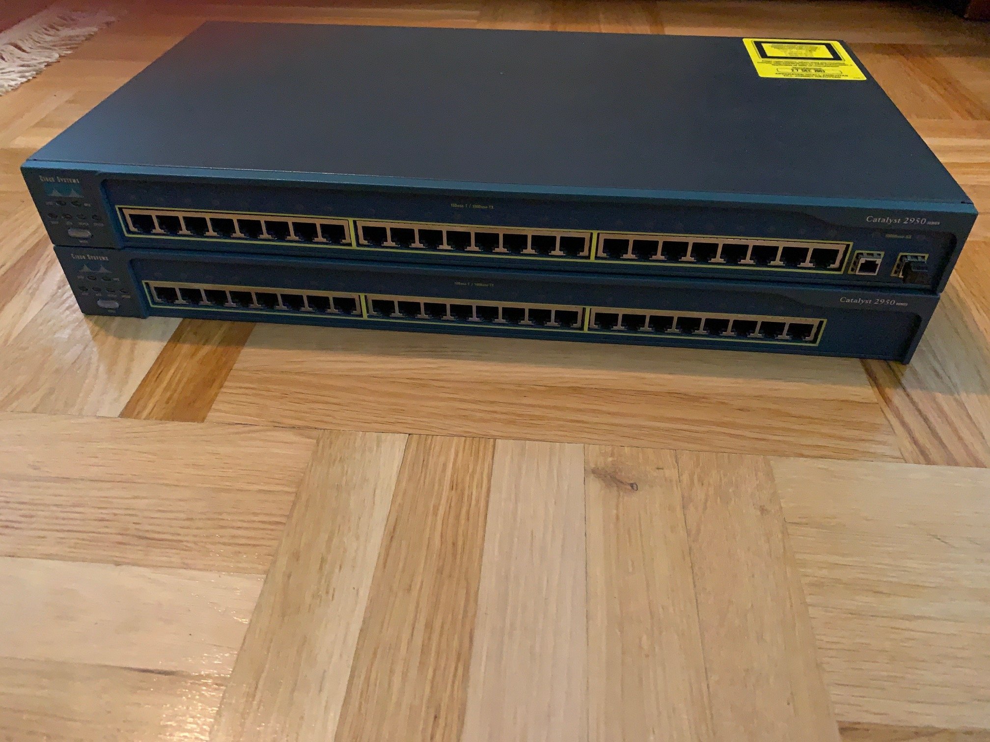 2st Cisco 2950 24p 10 100Mb Switchar 408249486 K p P Tradera
