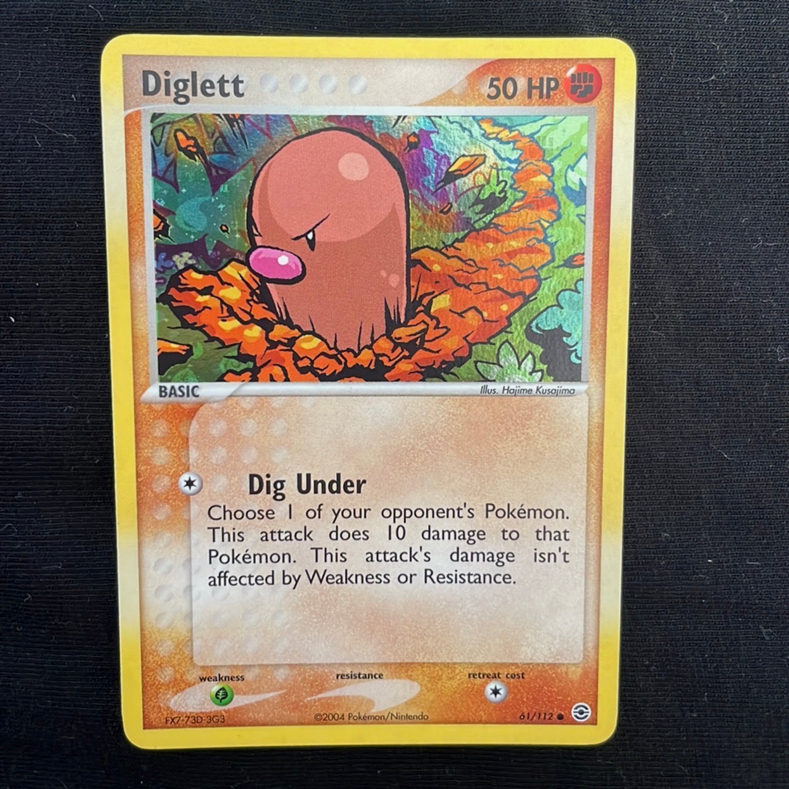 Diglett Reverse Holo 61/112 EX FireRed & .. Köp på Tradera