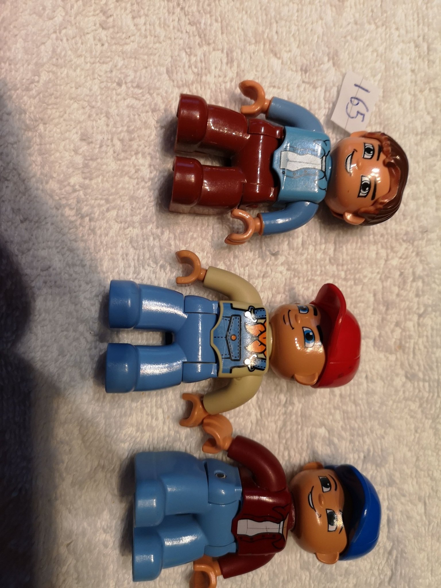 3 st fina DUPLO figurer