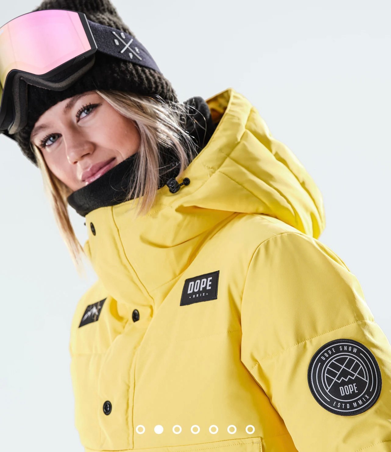 dope puffer snowboard jacket