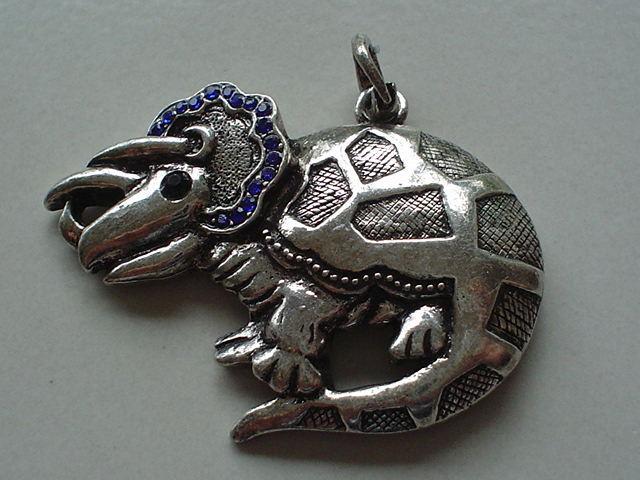 Metallhänge - Dinosaurie - Blå - Modell 910 på Tradera.com - Övriga