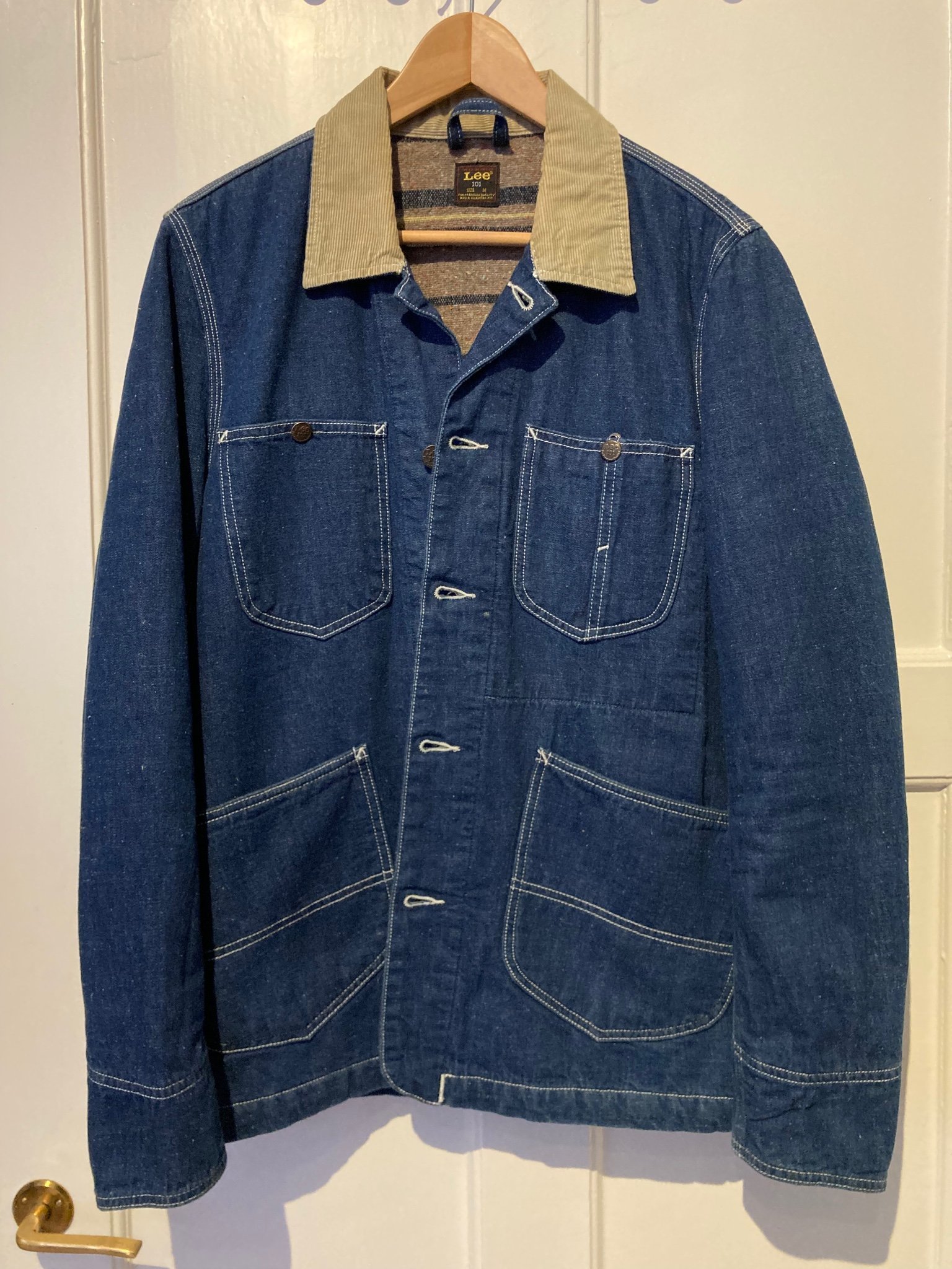 mens denim work jacket