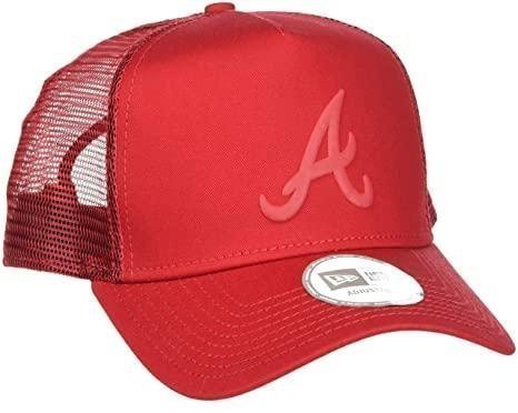 *70%* ATLANTA BRAVES NEW ERA HAT TRUCKER RÖD KEPS MLB BASEBALLKEPS BASEBALL CAP