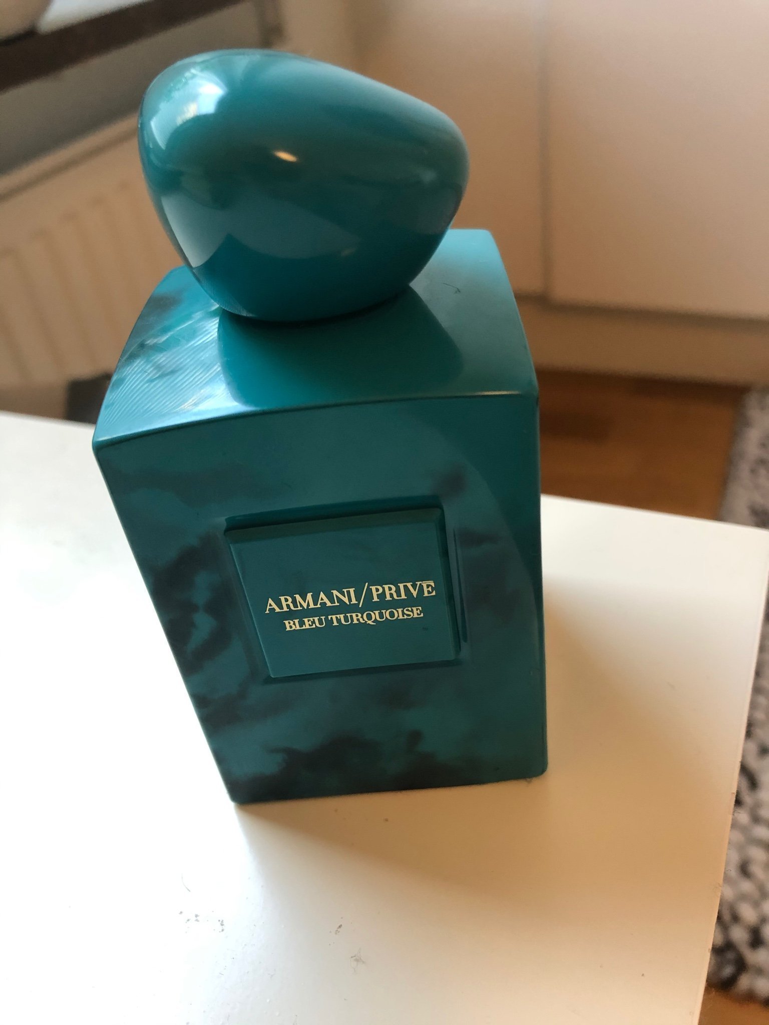 armani prive bleu turquoise