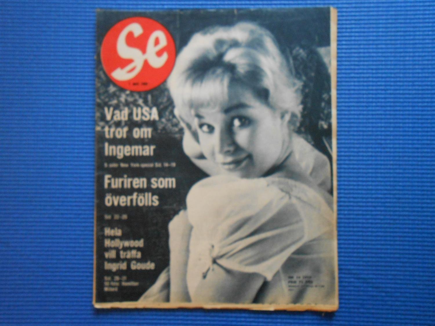 SE 14 1959 Ingrid Goude Floyd Paterson Ingemar Johansson Jämtlands fältjägare
