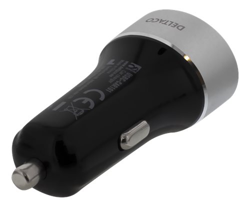 BILLADDARE DELTACO USB C & QUICK CHARGE 3.0, 6A BILLADDARE DELTACO USB C & QUICK CHARGE 3.0, 6A