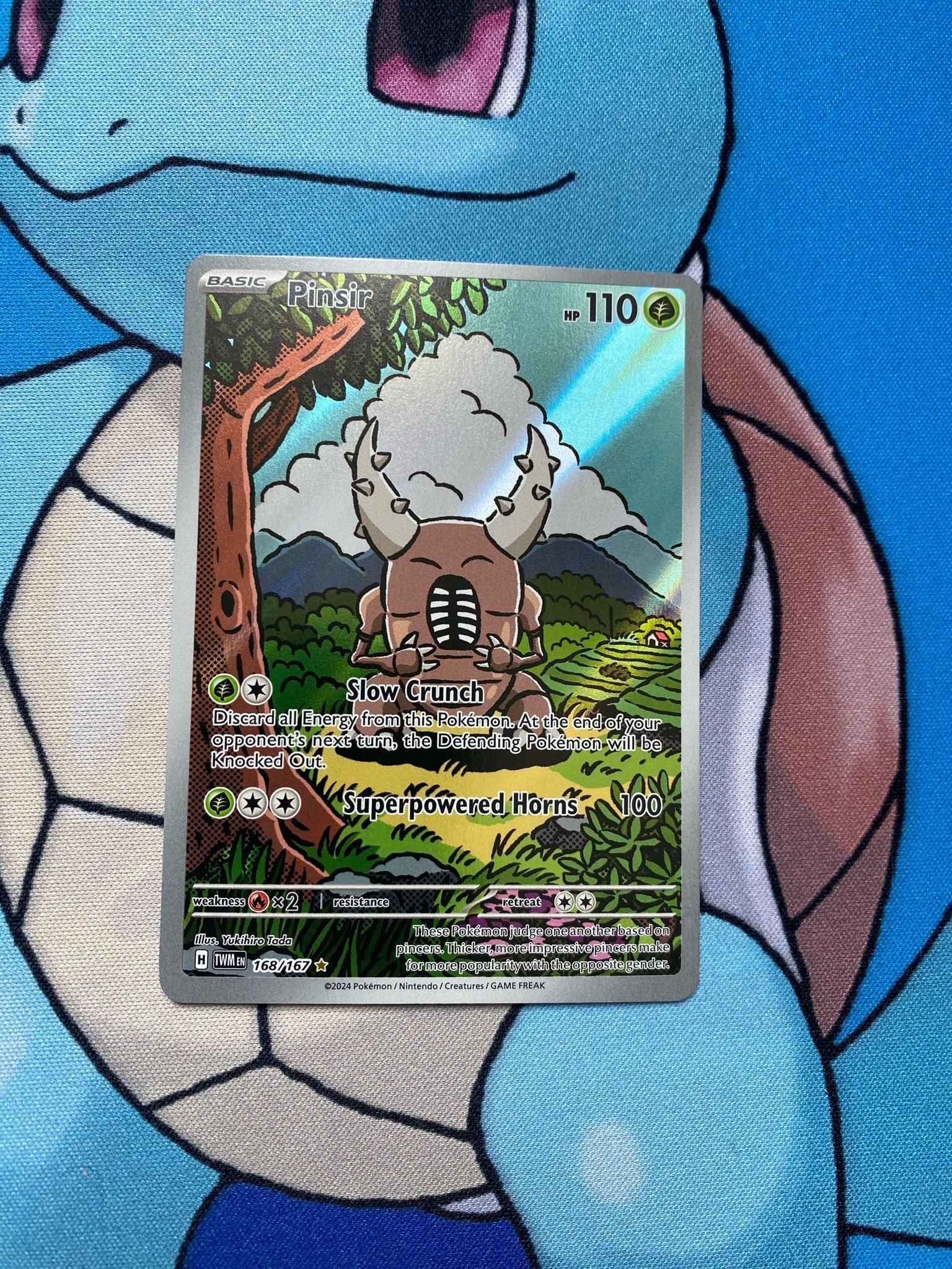 Pokemon – Dipplin 170/167 – Twilight Masquerade – Illustrazione Rara – Arte completa – Alternativa