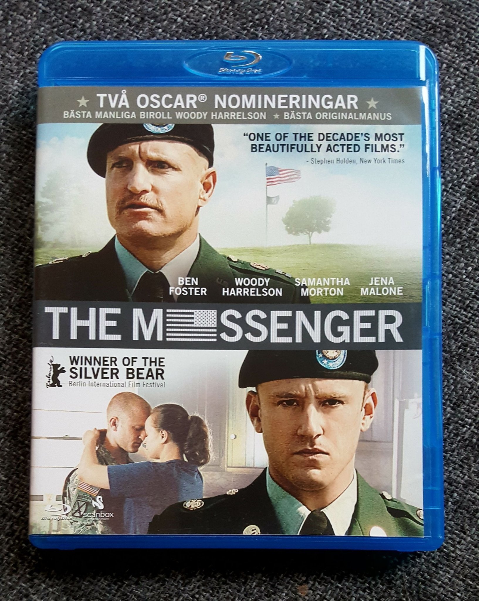The Messenger Blu-Ray Svensk Utgåva Woody Harrelson