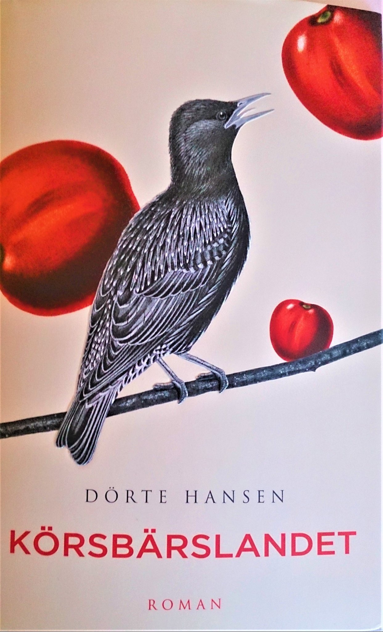 KÖRSBÄRSLANDET. INBUNDEN BOK AV DORTE HANSEN