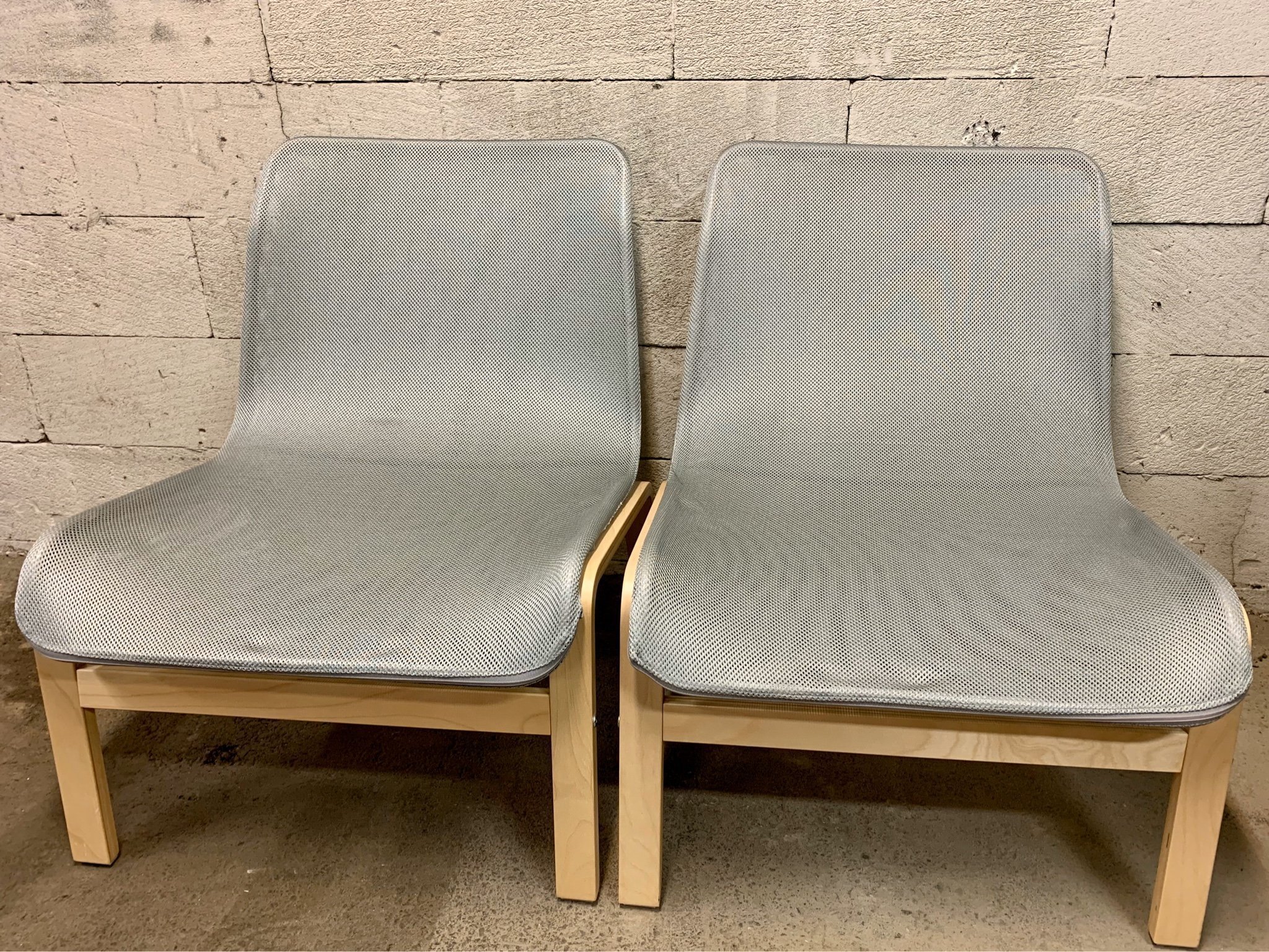 1 par fåtöljer i tyg från Ikea , NOLMYRA (412888667) ᐈ Köp NOLMYRA Fåtölj, svart, svart IKEA