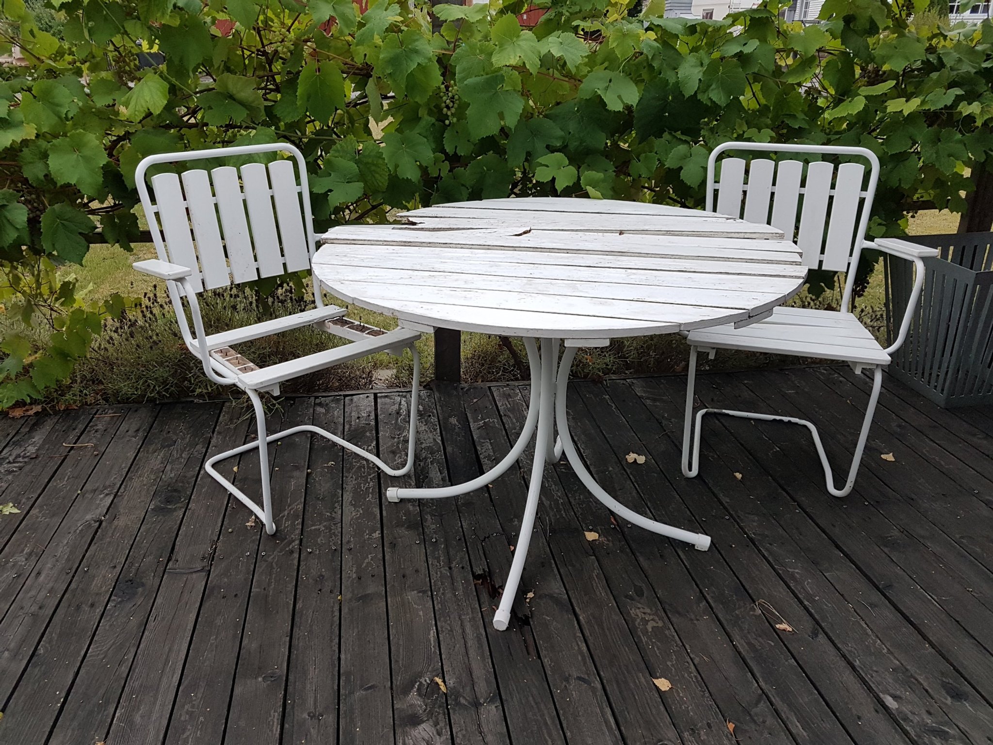 KWA utemöbler i behöv av renovering Köp på Tradera (595162191)