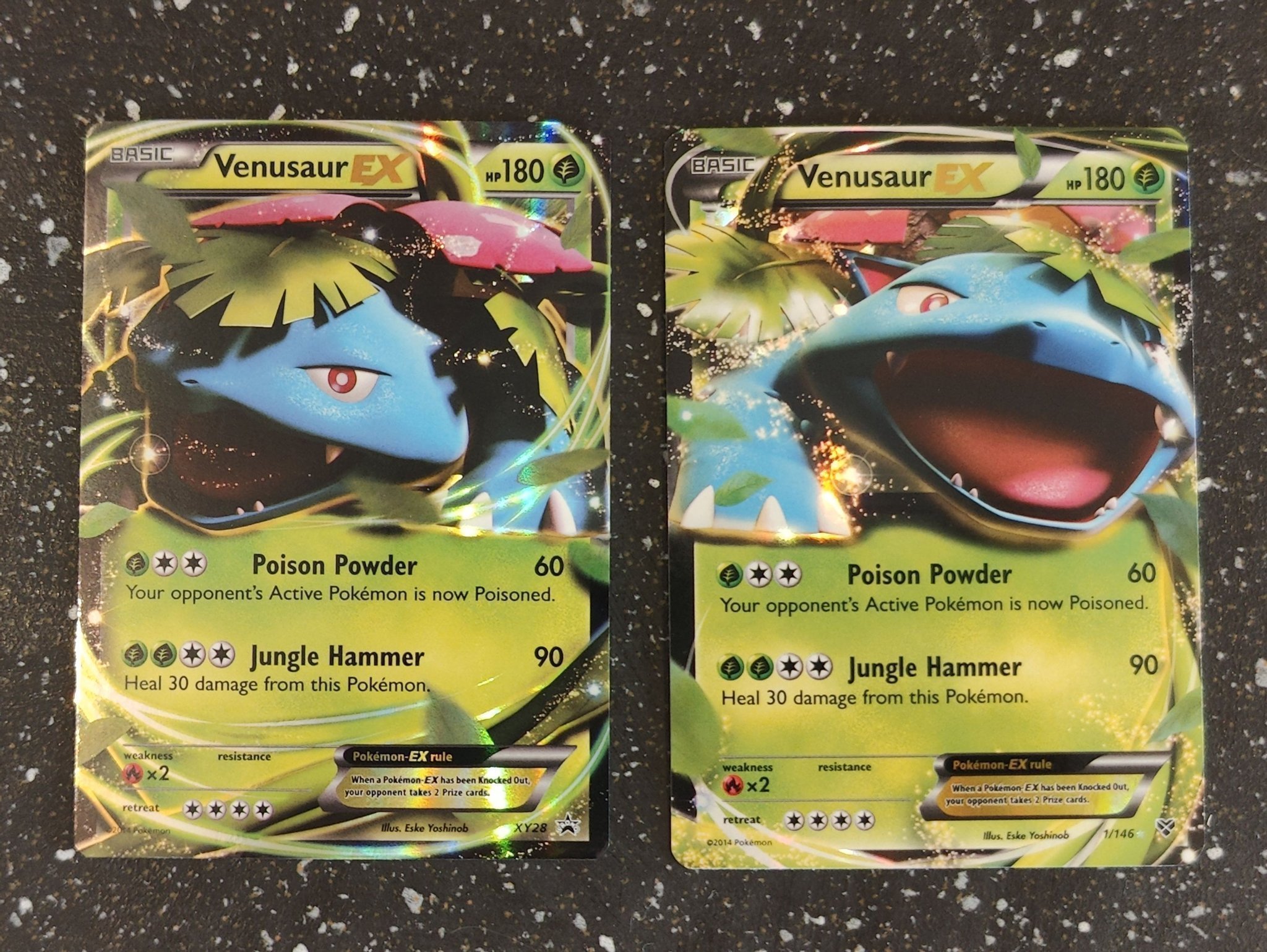 Pokémon Venusaur EX XY28 & Venusaur EX 1/146 Köp på Tradera (618203631)