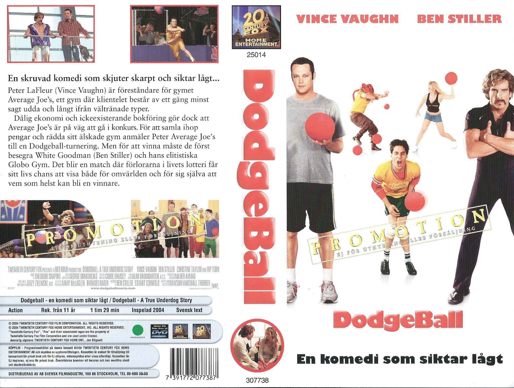 Se produkter som liknar Dodgeball VHS instick 20th Ce.. på Tradera