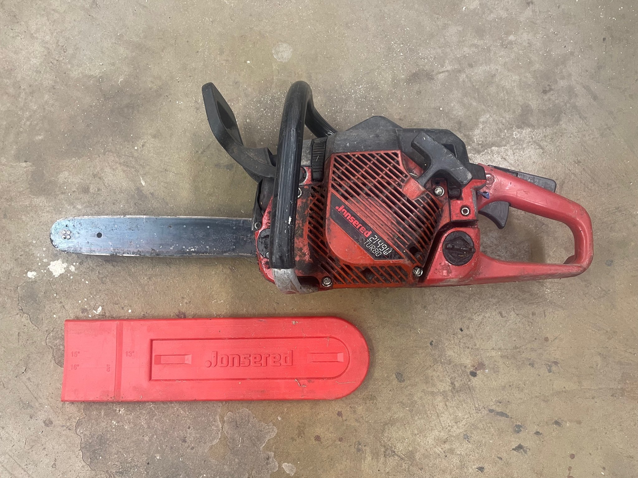 Se produkter som liknar Jonsered 2149w turbo motorsåg på Tradera