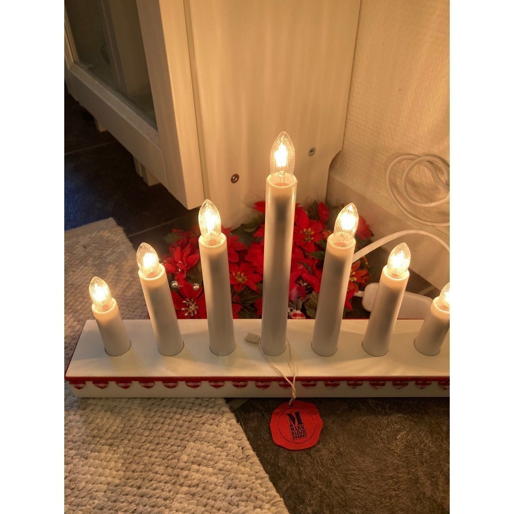 ADVENTSLJUSSTAKE JUL MARKSLÖJD NY MED KARTONG Köp på Tradera (615862512)