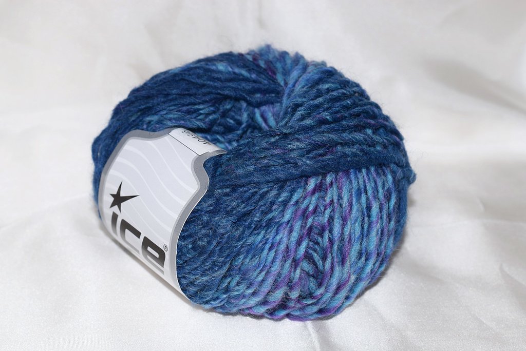 Virginia Wool, blå/lila, 50 g