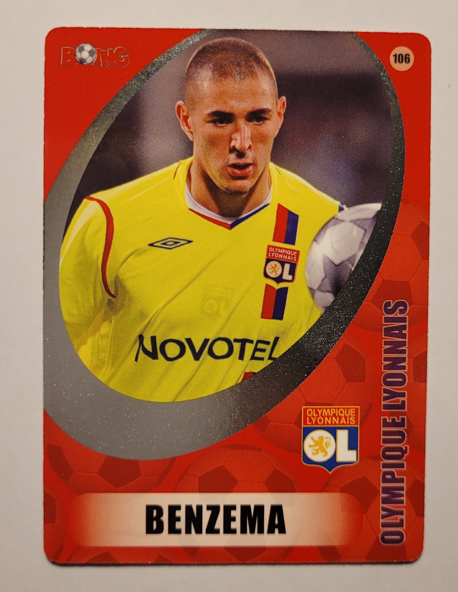 Pack Collector Programmes Olympique Lyonnais 2007 - Karim Benzema à La UNE - RARE