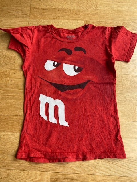 M&M's t-shirt, storlek XS