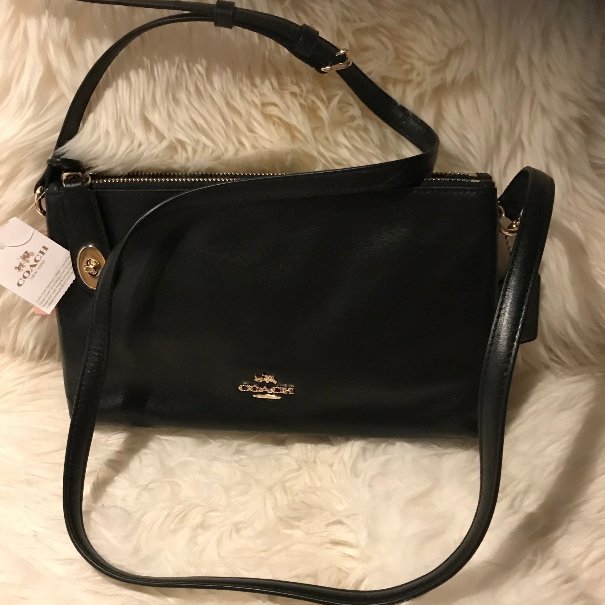 @@NY COACH CROSSBODY VÄSKA SVART @@ @@NY COACH CROSSBODY VÄSKA SVART @@