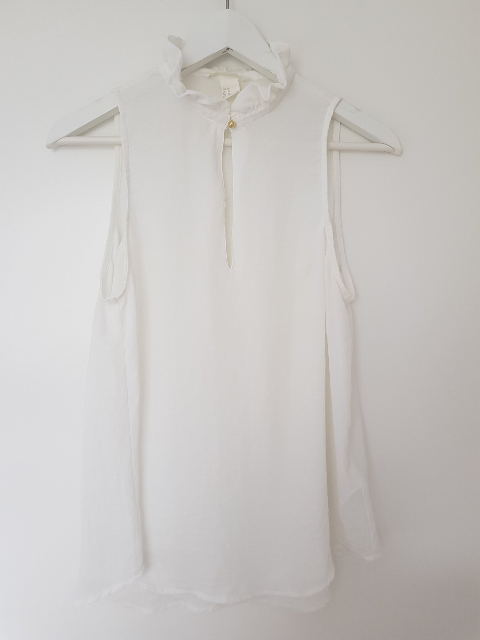 Vitt linne från H&M, strl 40