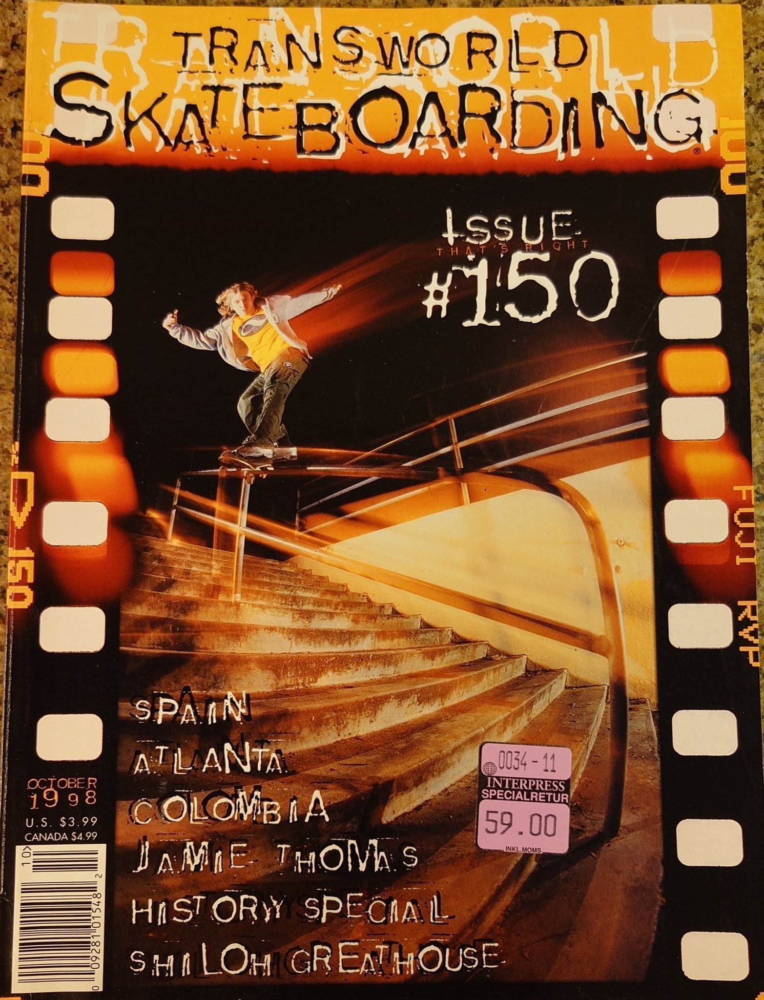 Transworld Skateboarding Magazine - October 199.. | Köp på